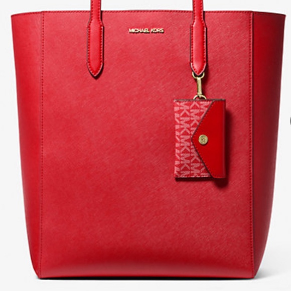 New Michael Kors large tote bag w/card case - Picture 1 of 11